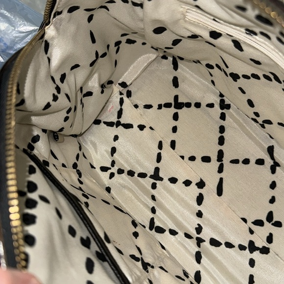 Kate Spade New York Black Bowler Bag Satchel Tote Authentic - Picture 9 of 12